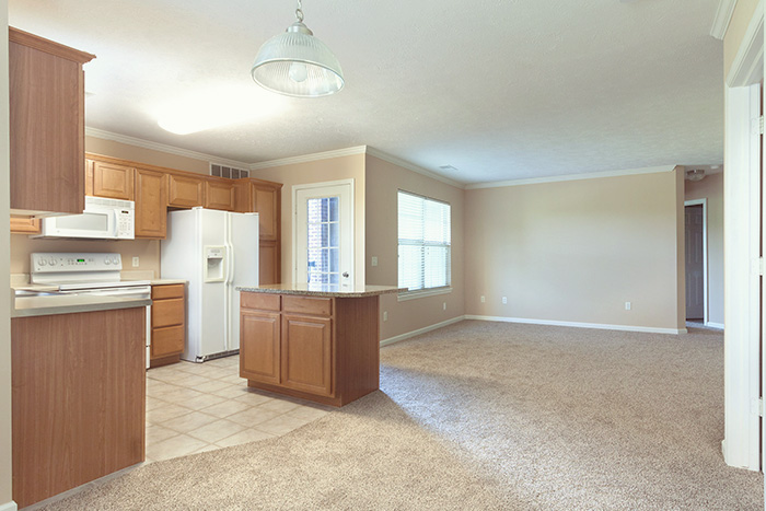 Westport on the Lake 2 Bedroom Living Room